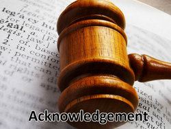 Acknowledgement